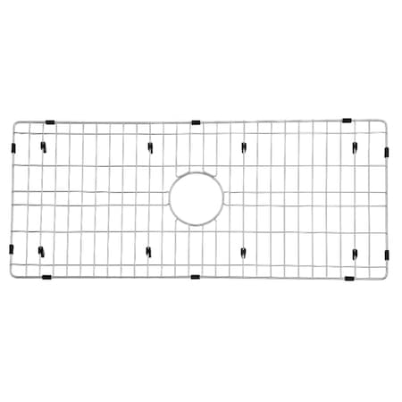 Gourmetier GKFAWR3618 Arcticstone 32"X14" Kitchen Sink Grid, Brushed GKFAWR3618